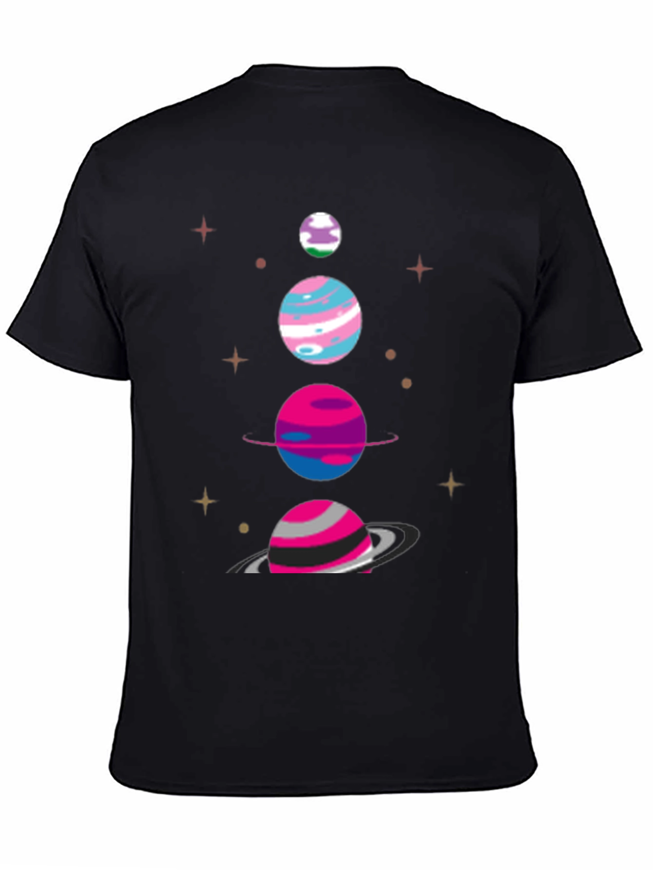 Cosmic Pride T-Shirt - Planets Galaxy LGBTQ
