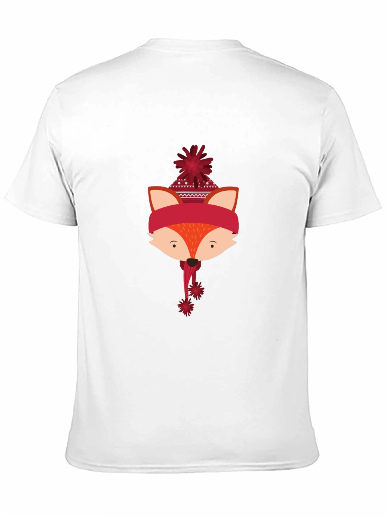 Festive Fox Graphic Tee - Holiday Style