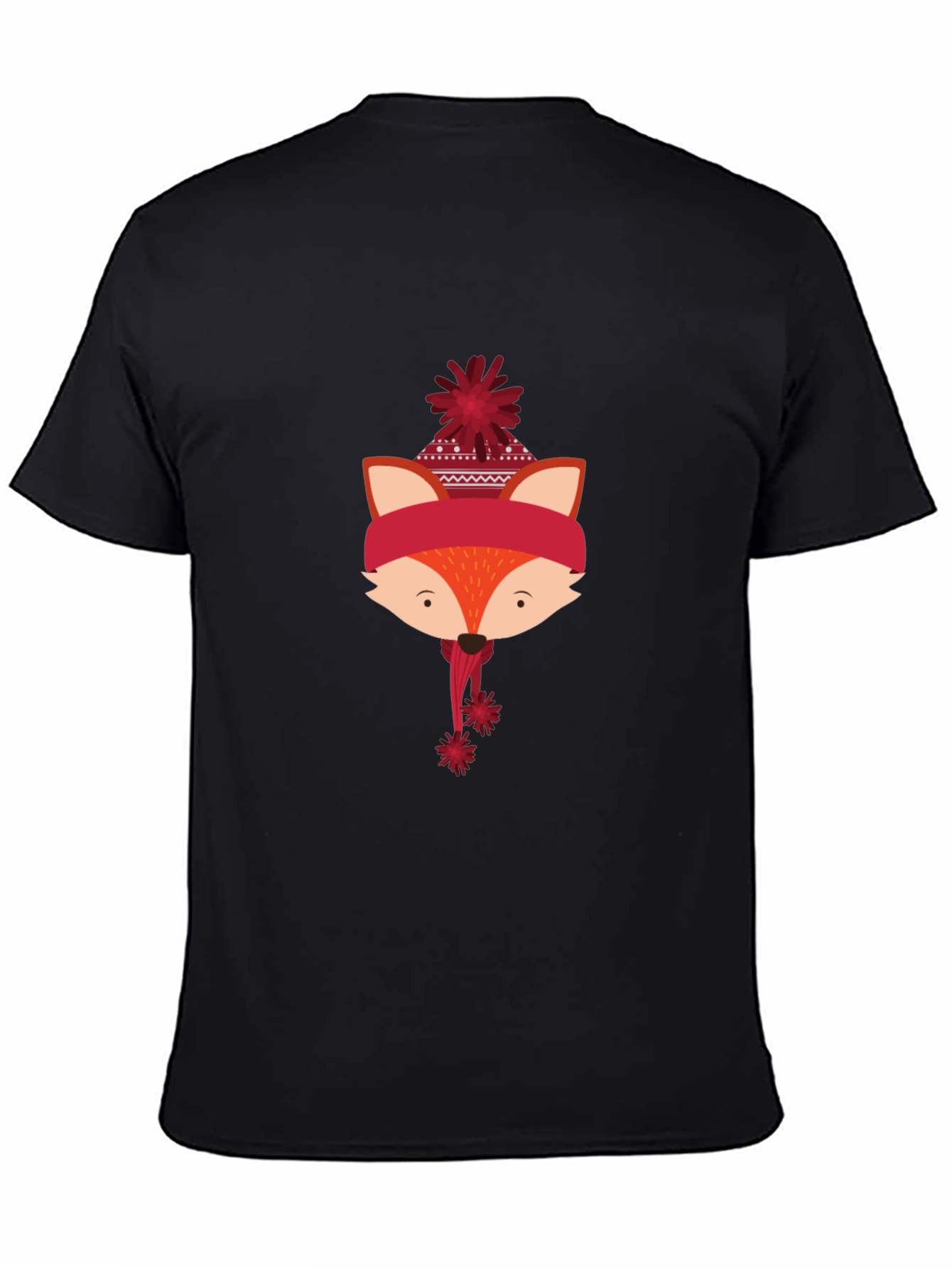 Festive Fox Graphic Tee - Holiday Style