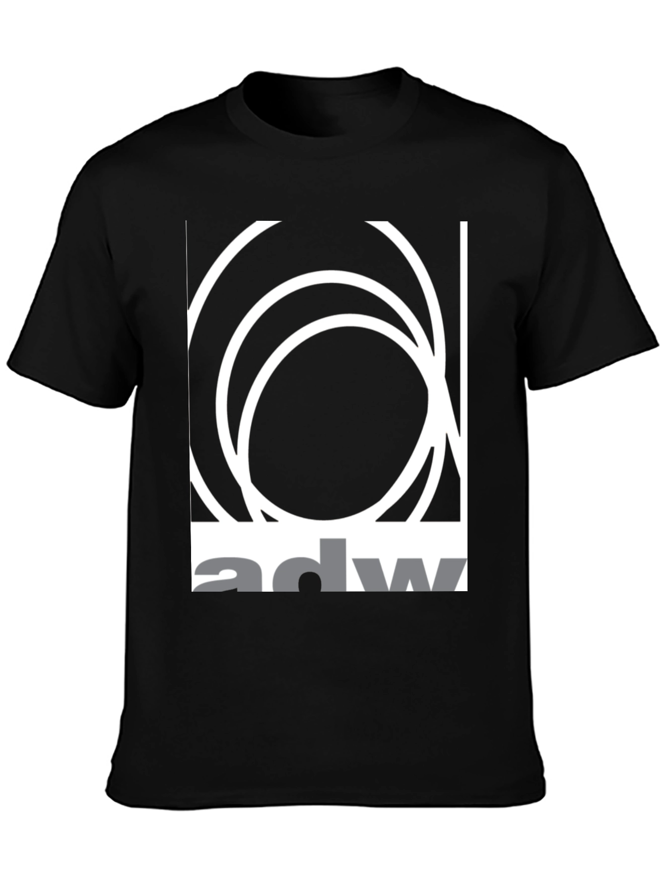 Abstract Circle Graphic Tee - Modern Design