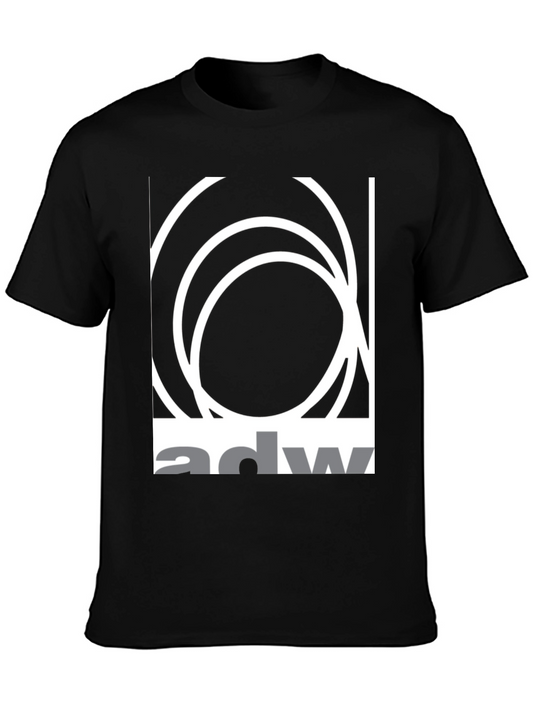 Abstract Circle Graphic Tee - Modern Design