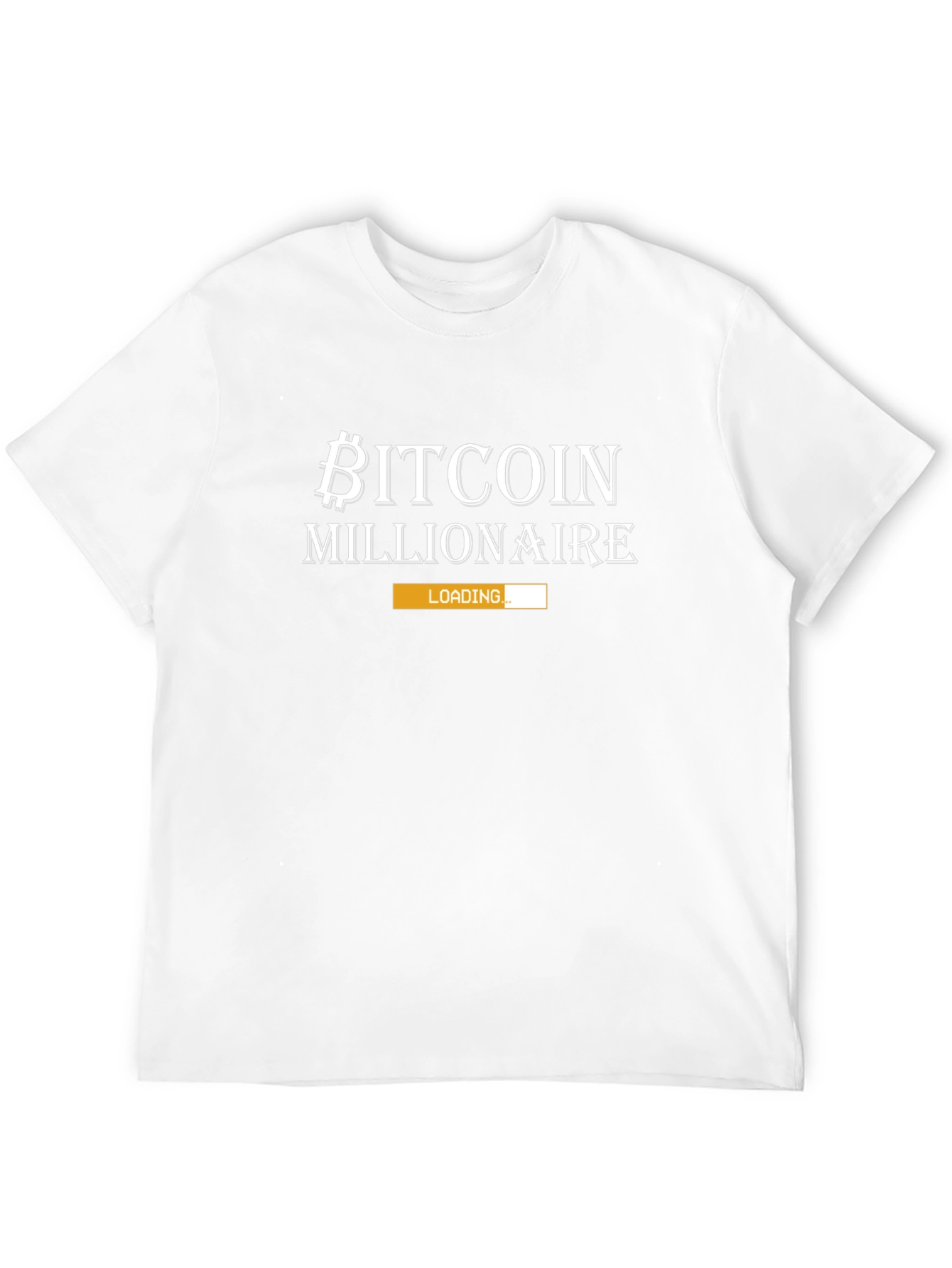 Bitcoin Millionaire Loading Graphic Tee