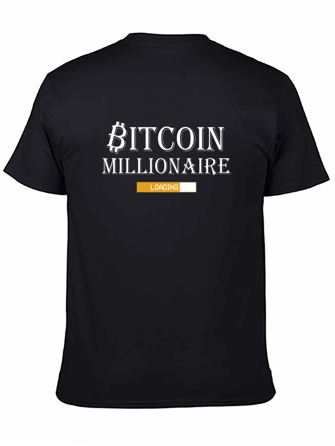 Bitcoin Millionaire Loading Graphic Tee