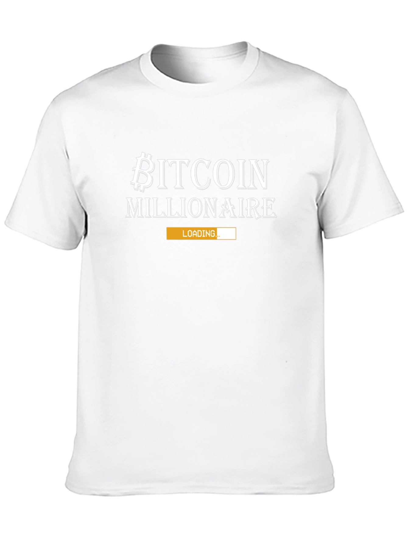 Bitcoin Millionaire Loading Graphic Tee