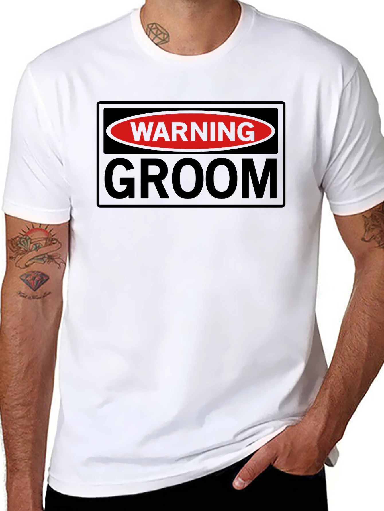 Warning Groom T-Shirt - Bachelor Party Tee