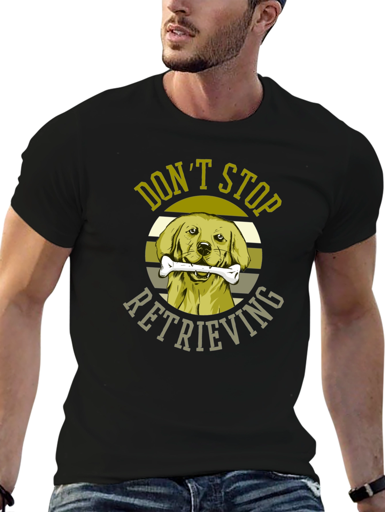 Dont Stop Retrieving Dog Graphic T-Shirt