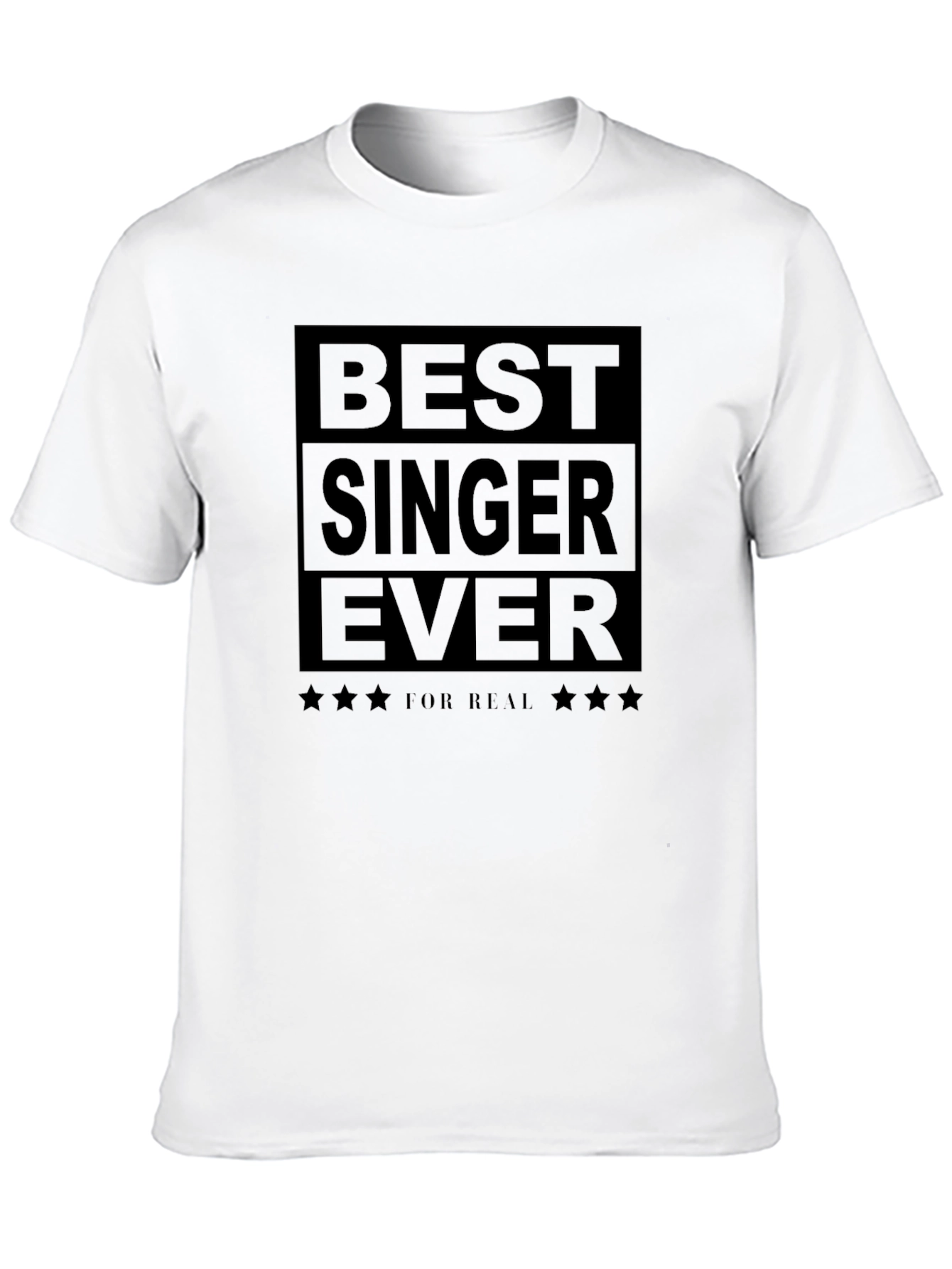 Best Singer Ever Black Graphic T-Shirt