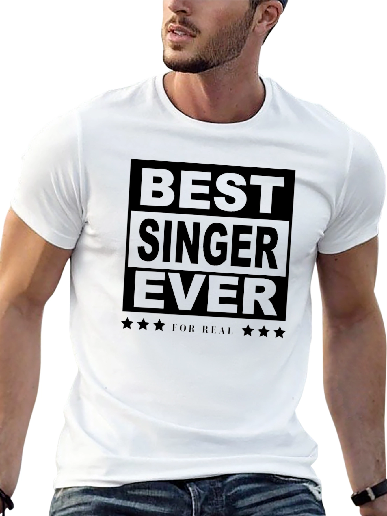 Best Singer Ever Black Graphic T-Shirt