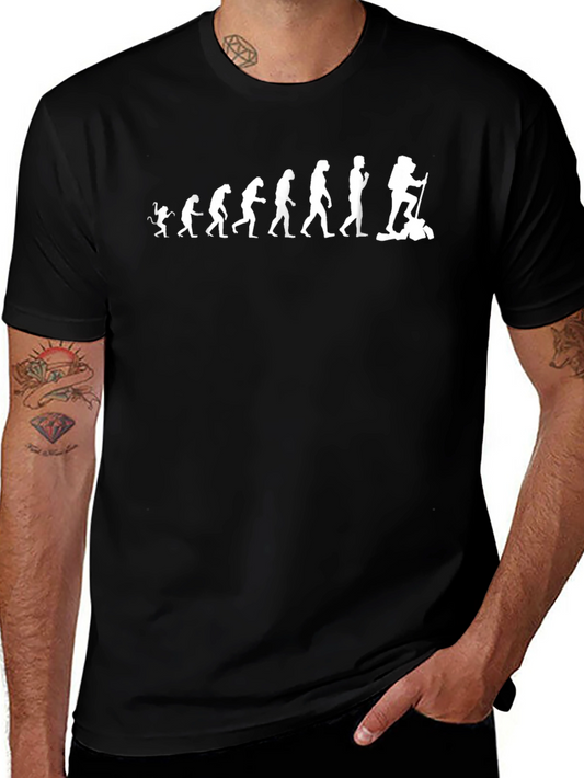 Evolution of Hiker Graphic Tee
