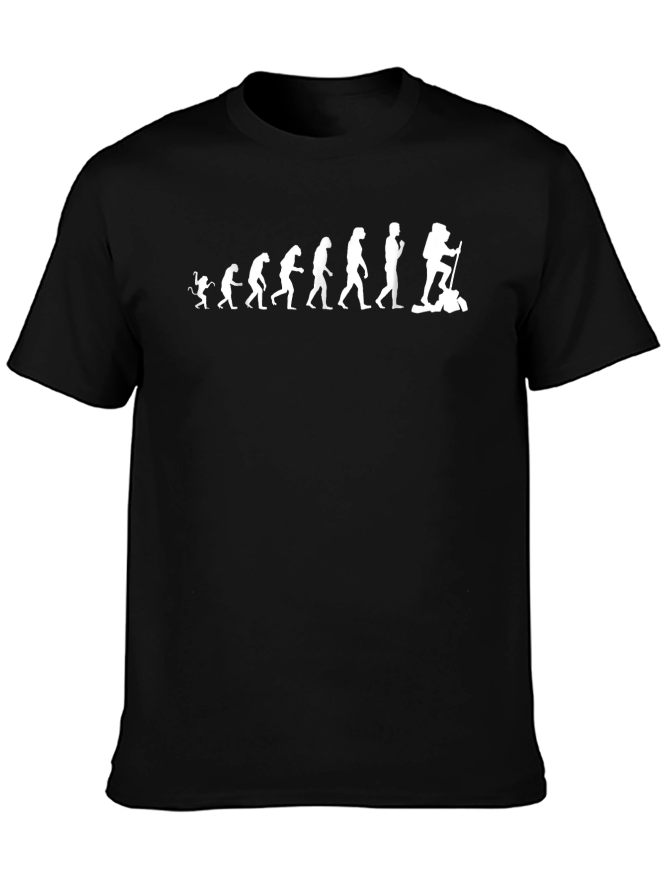 Evolution of Hiker Graphic Tee