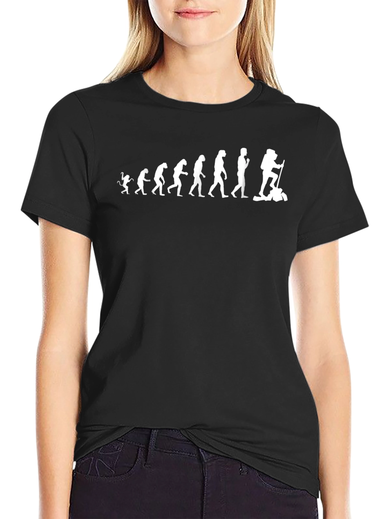 Evolution of Hiker Graphic Tee
