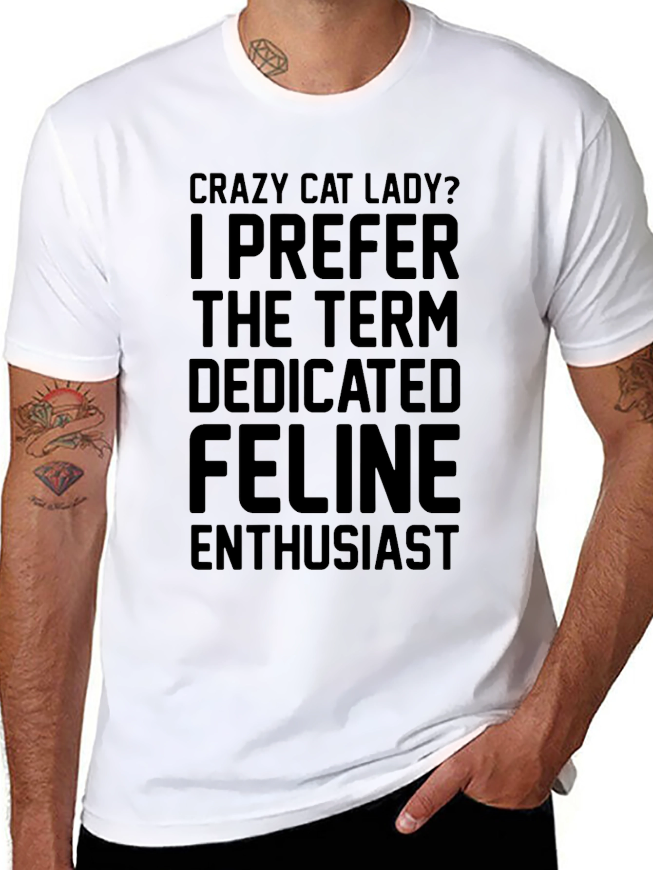 Crazy Cat Lady T-Shirt - Dedicated Feline Enthusiast
