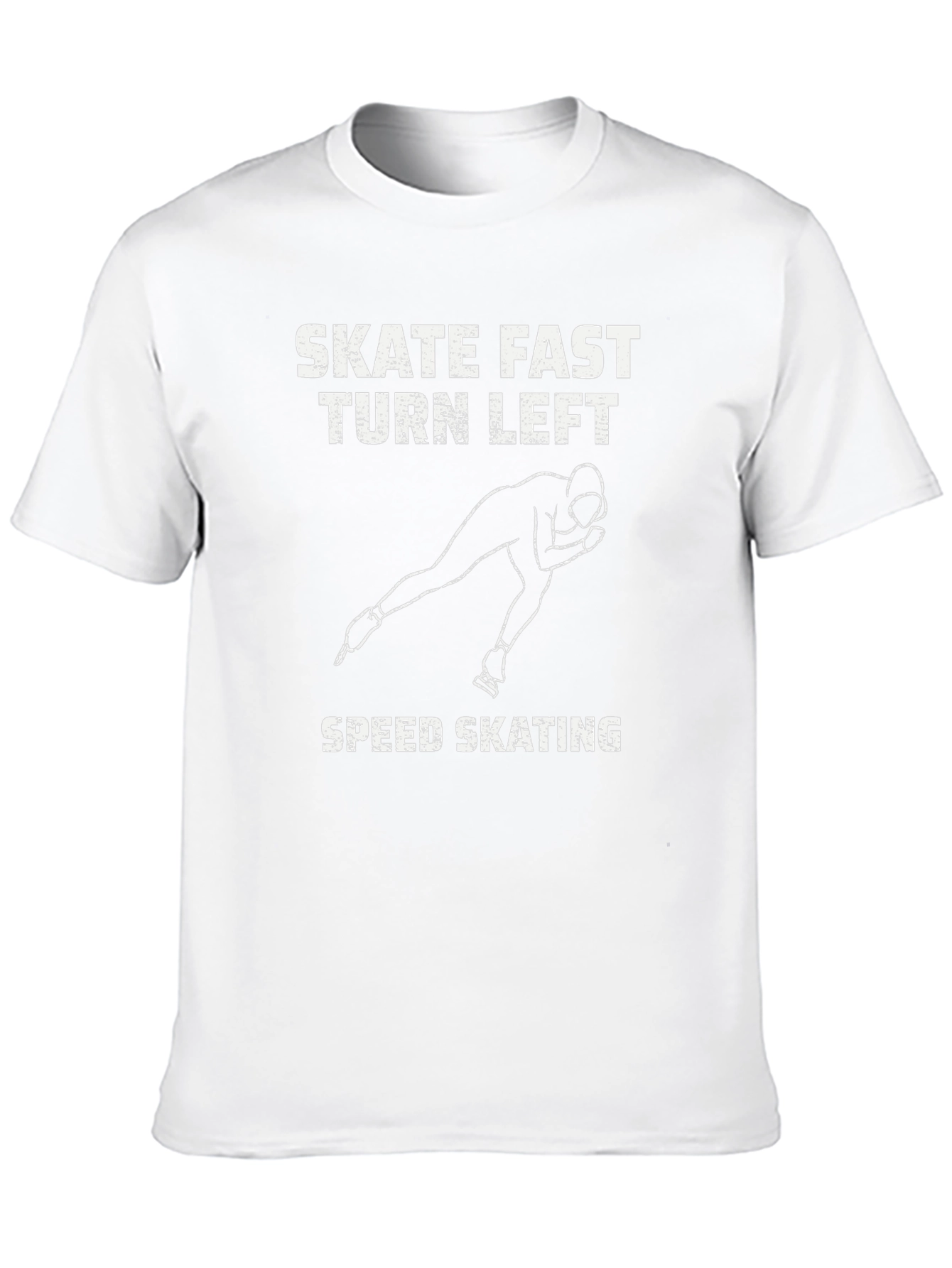Skate Fast Turn Left Speed Skating T-Shirt