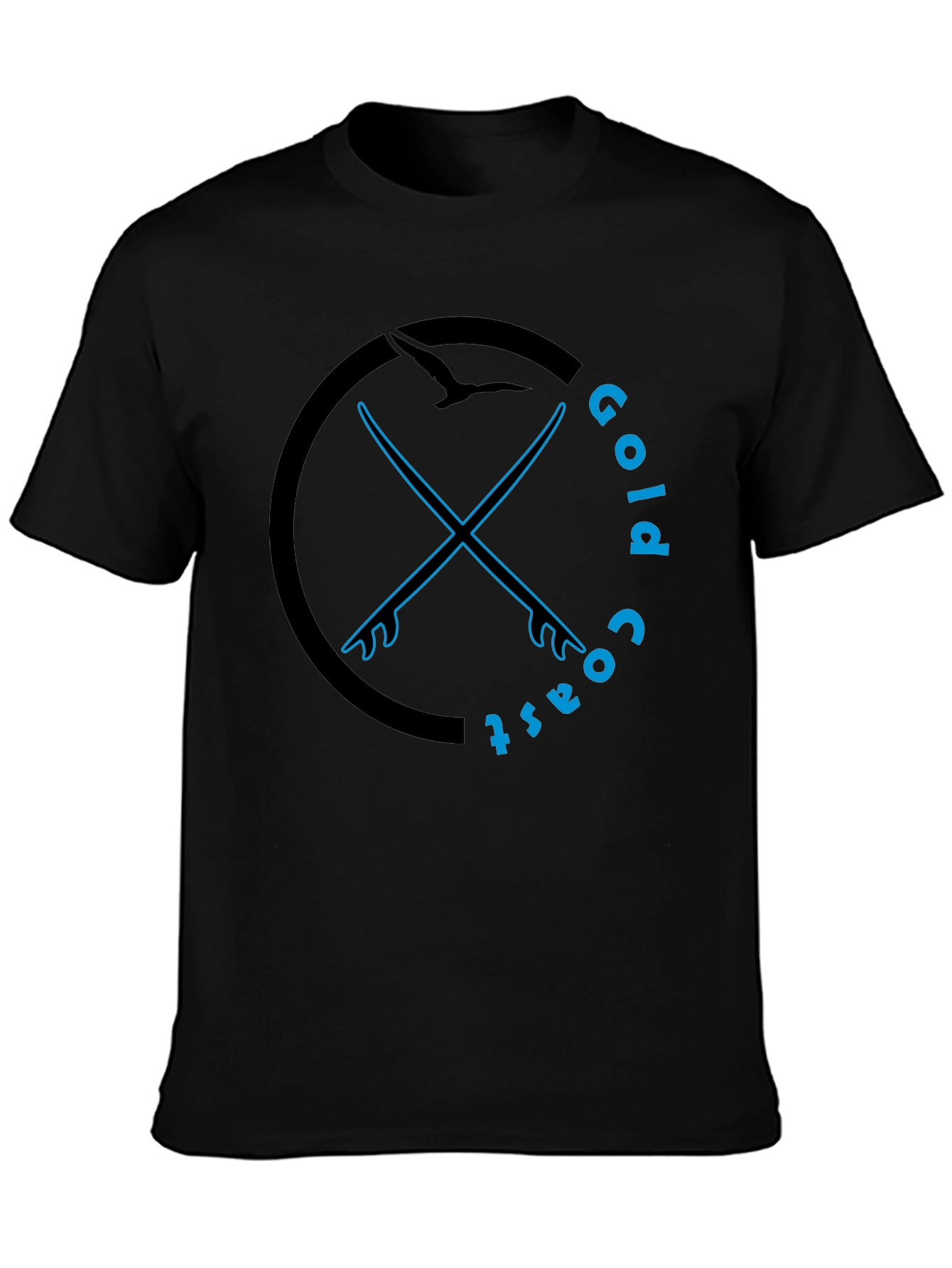 Gold Coast Surfboards Crew Neck T-Shirt