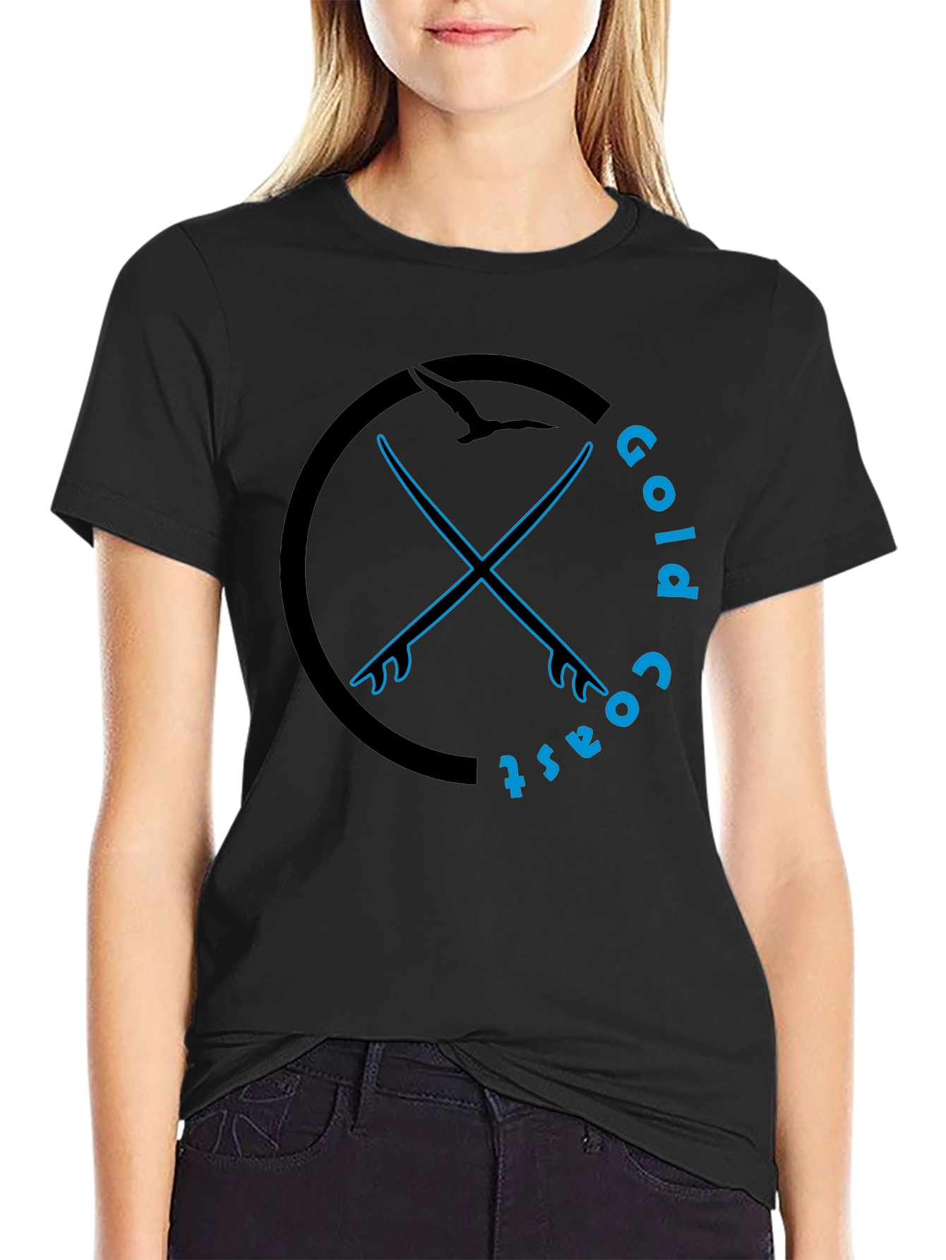 Gold Coast Surfboards Crew Neck T-Shirt