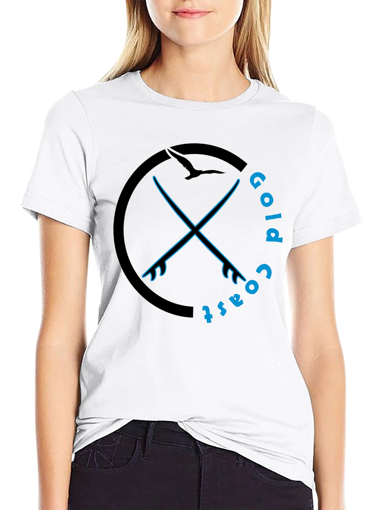 Gold Coast Surfboards Crew Neck T-Shirt