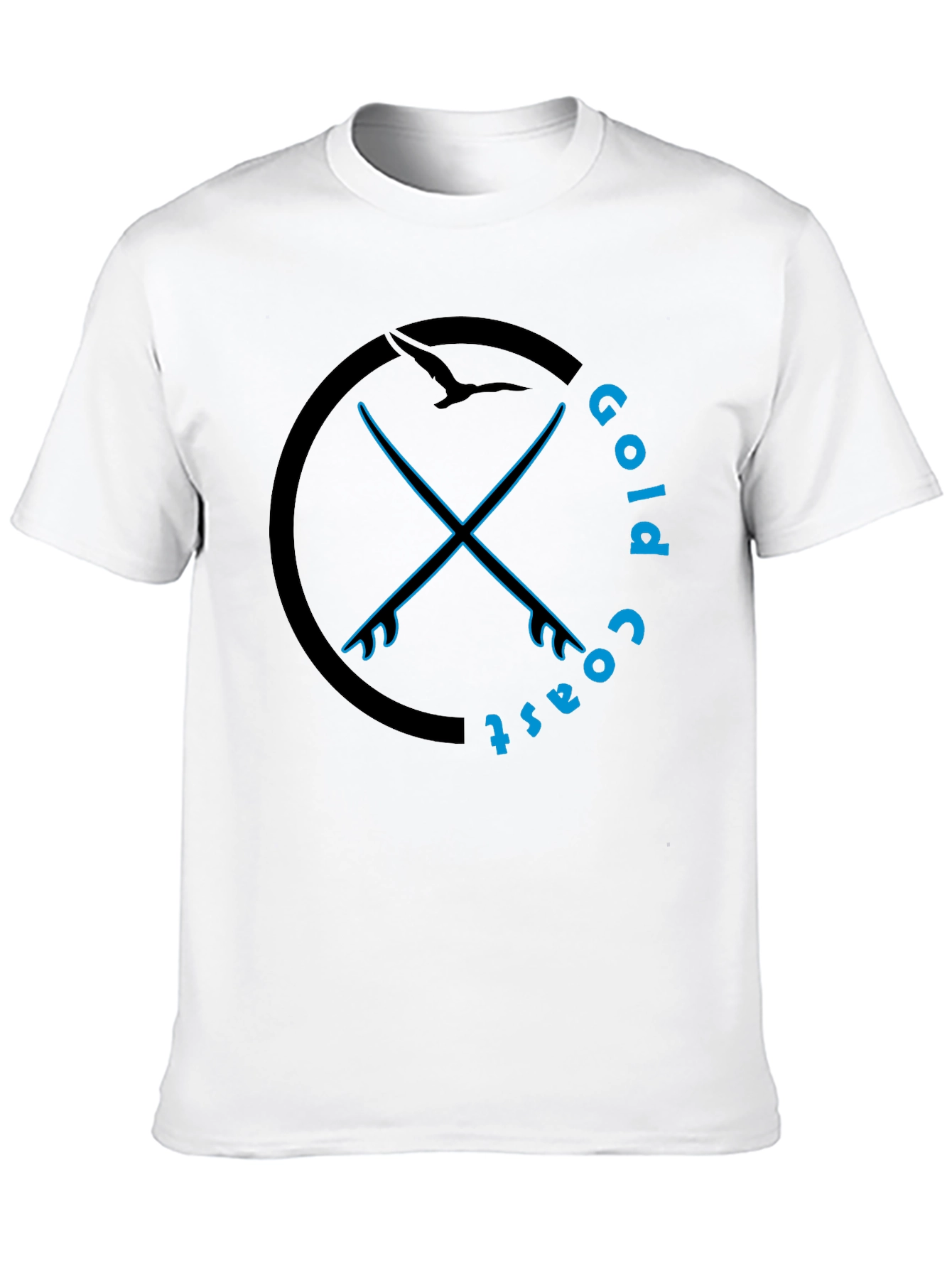 Gold Coast Surfboards Crew Neck T-Shirt