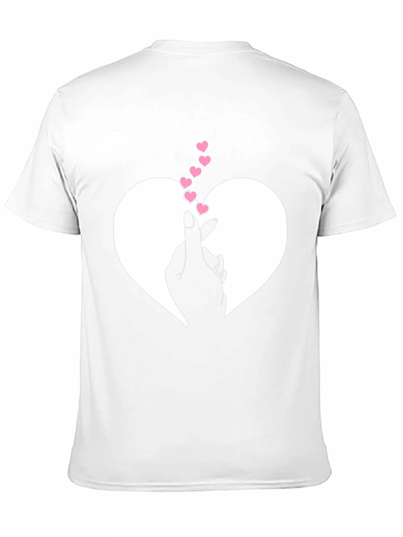 Heart Hand Sign Graphic Tee