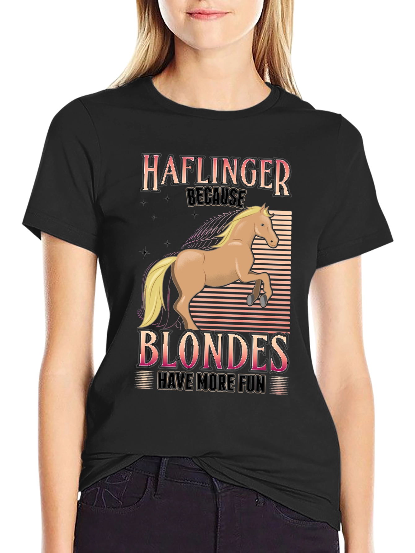 Haflinger Blondes Have More Fun T-Shirt