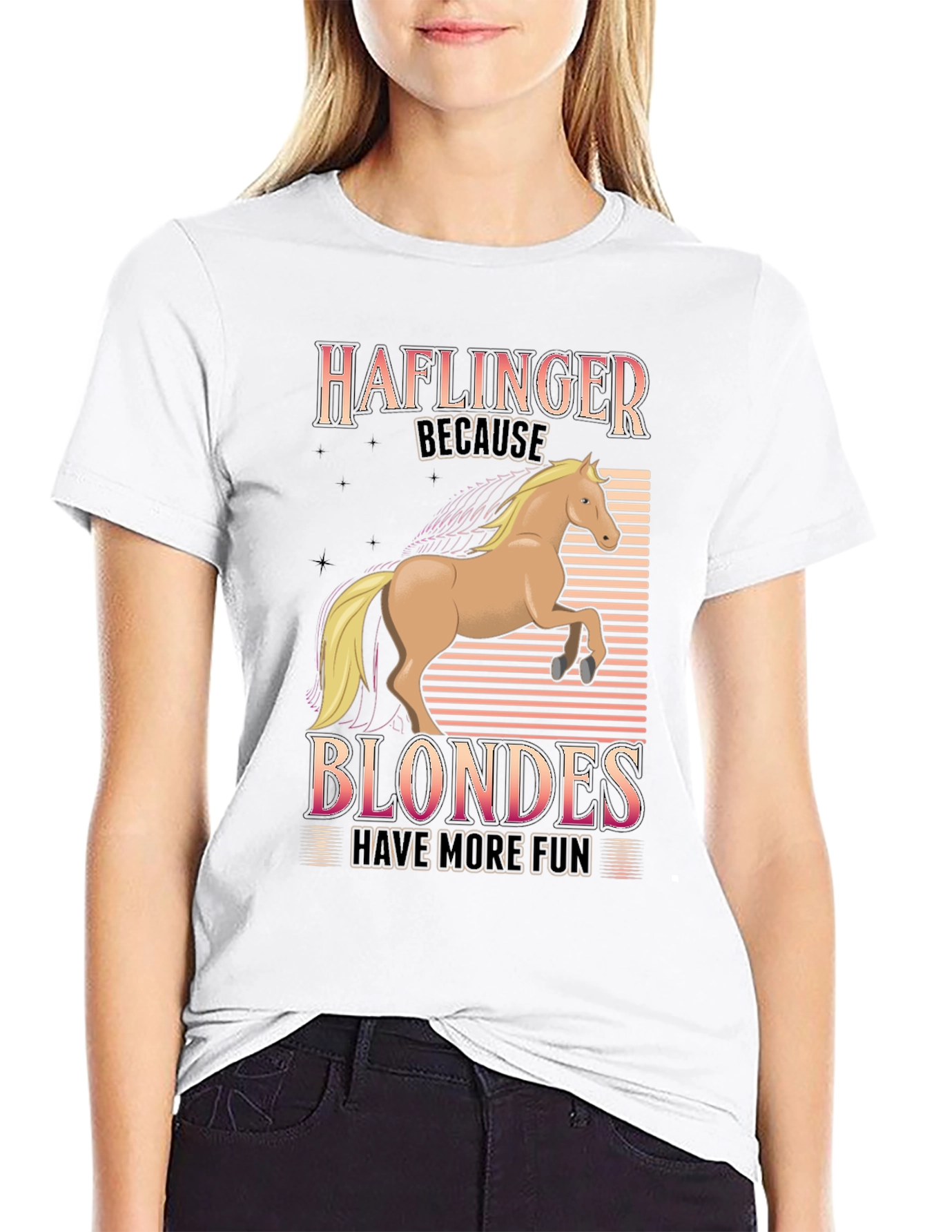 Haflinger Blondes Have More Fun T-Shirt