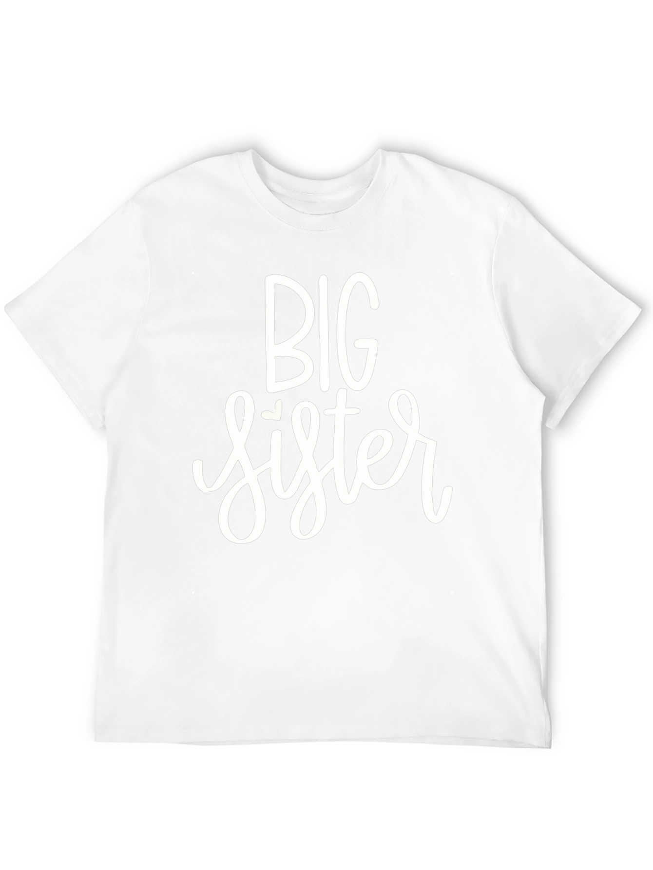 Big Sister Tee - Black Cotton Shirt