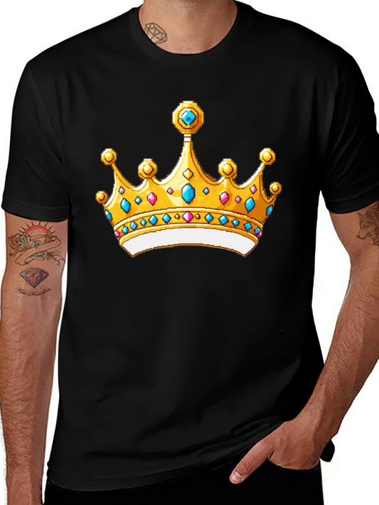 Royal Crown Graphic Black T-Shirt