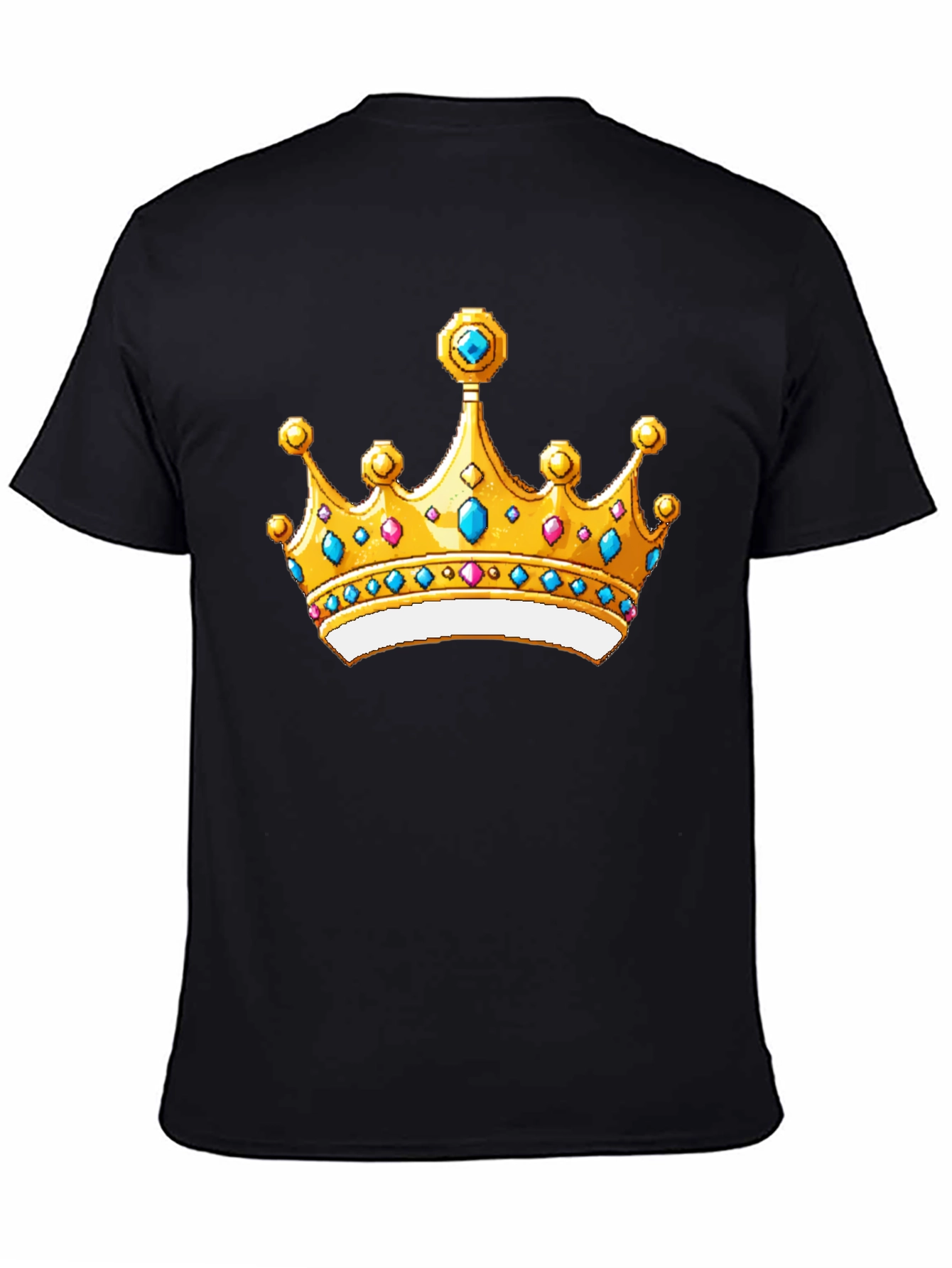 Royal Crown Graphic Black T-Shirt