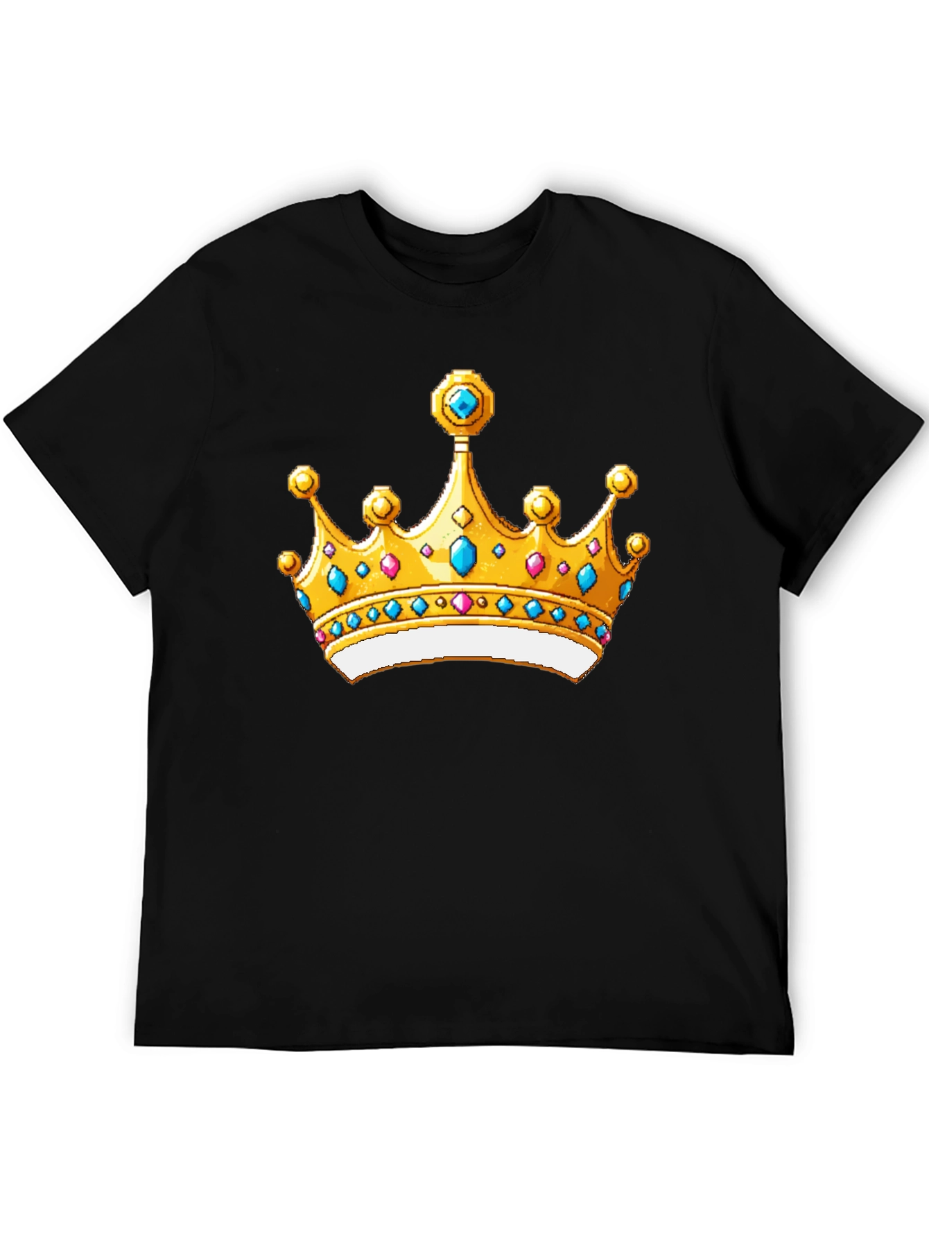 Royal Crown Graphic Black T-Shirt