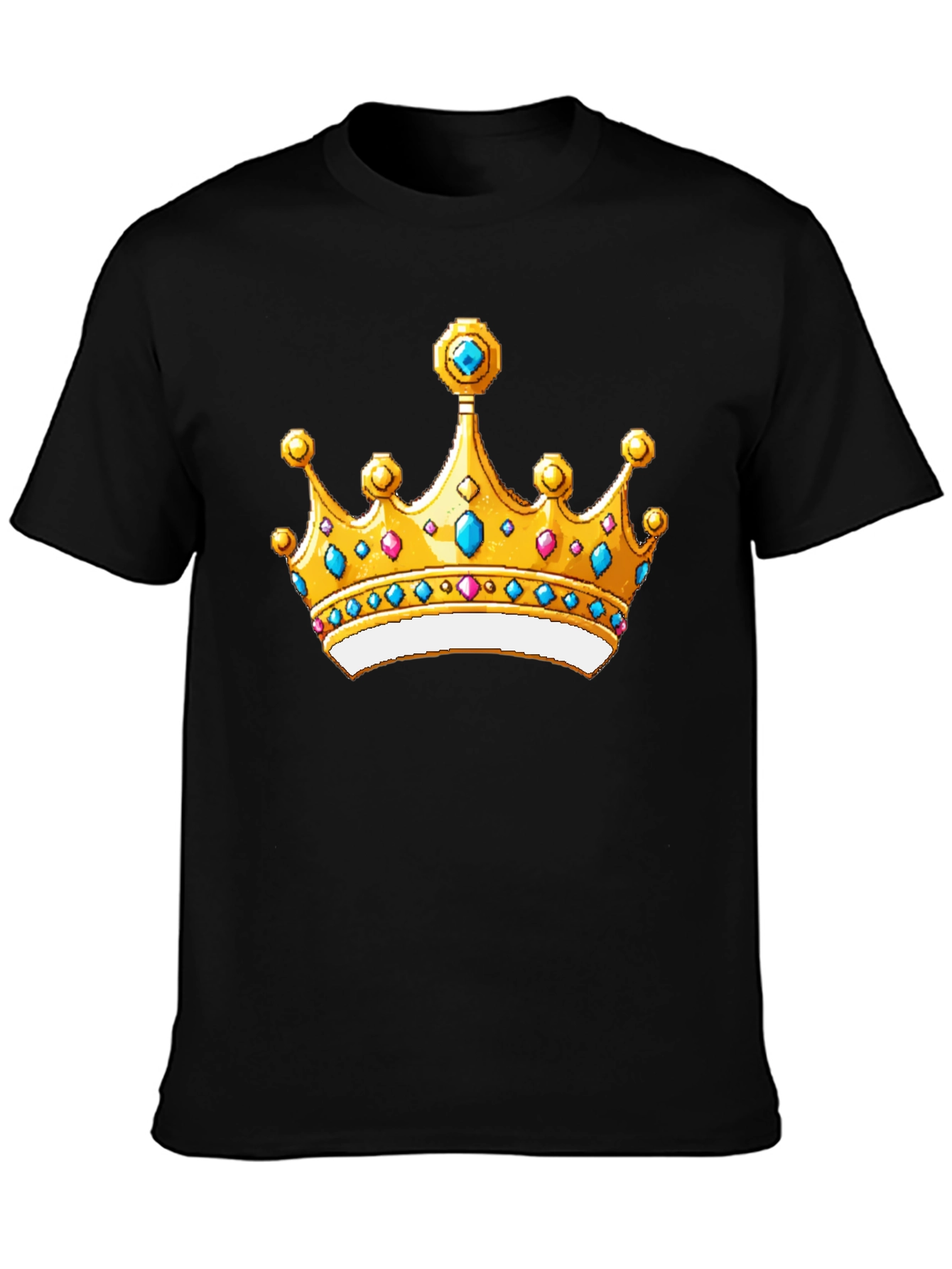Royal Crown Graphic Black T-Shirt