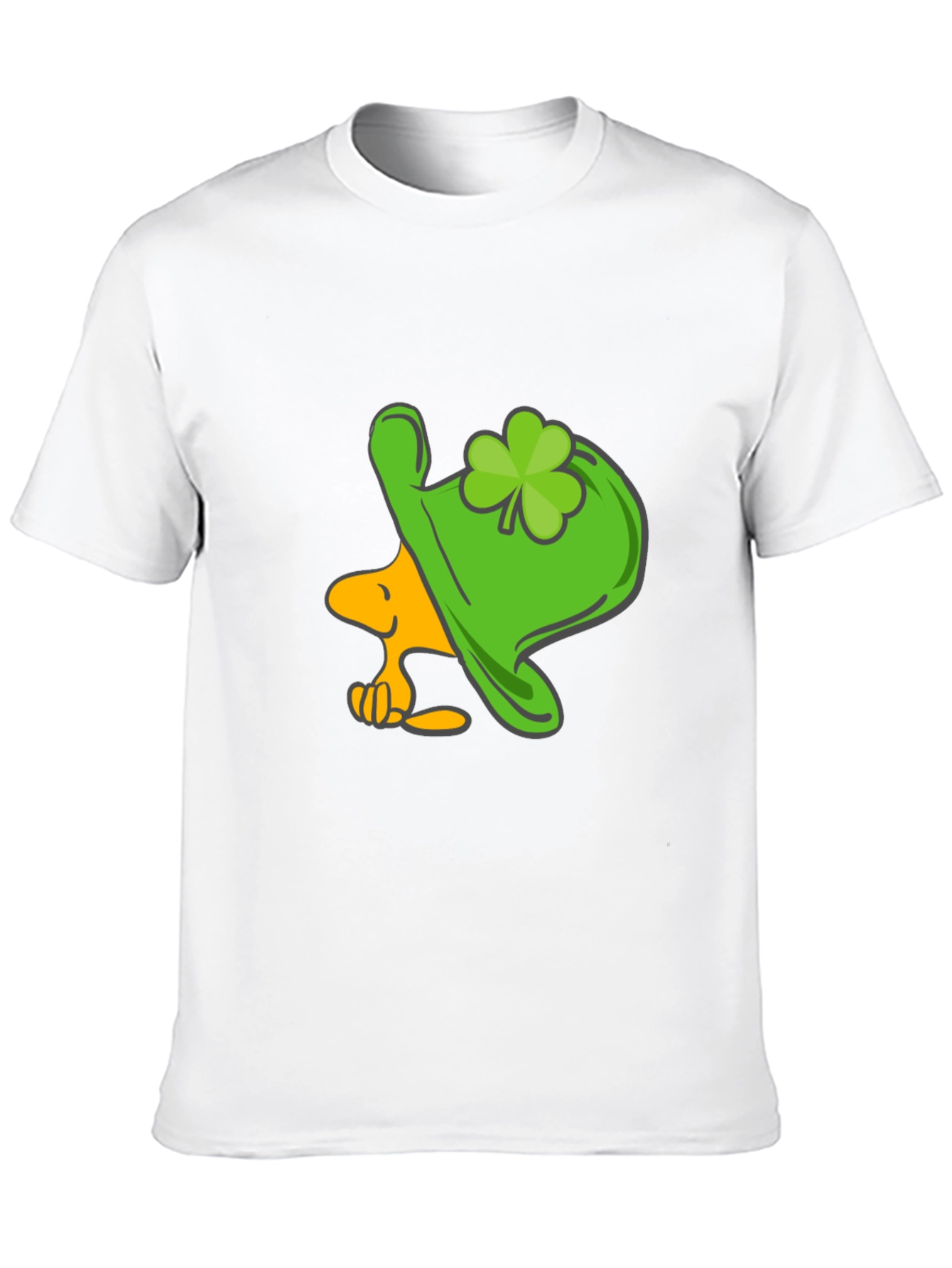 Lucky Snoopy St. Patricks Day Black T-Shirt