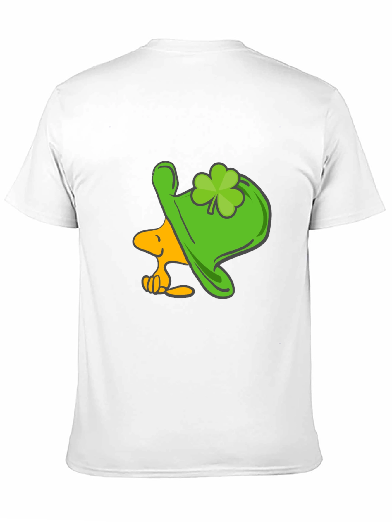Lucky Snoopy St. Patricks Day Black T-Shirt