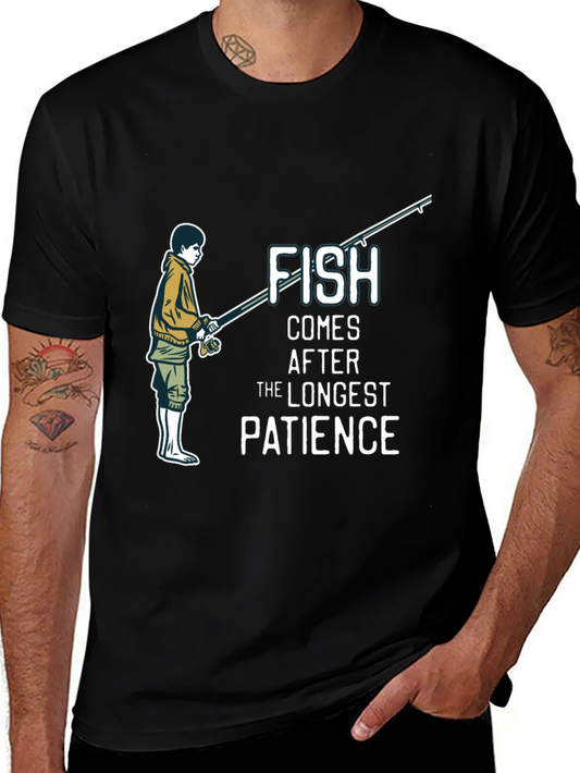 Fishing Patience Graphic T-Shirt