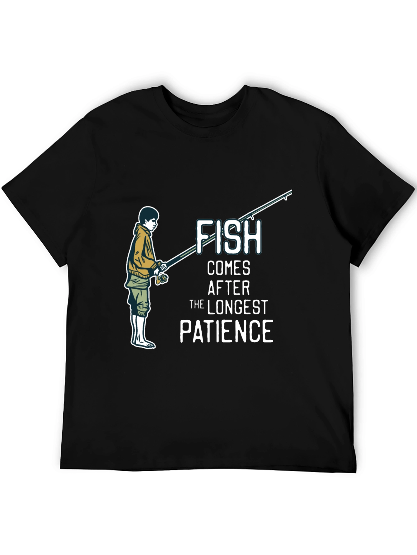Fishing Patience Graphic T-Shirt