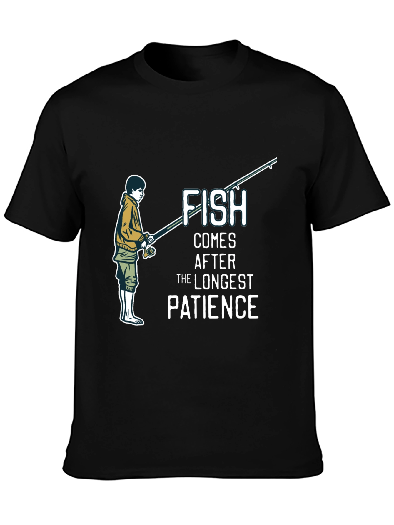 Fishing Patience Graphic T-Shirt