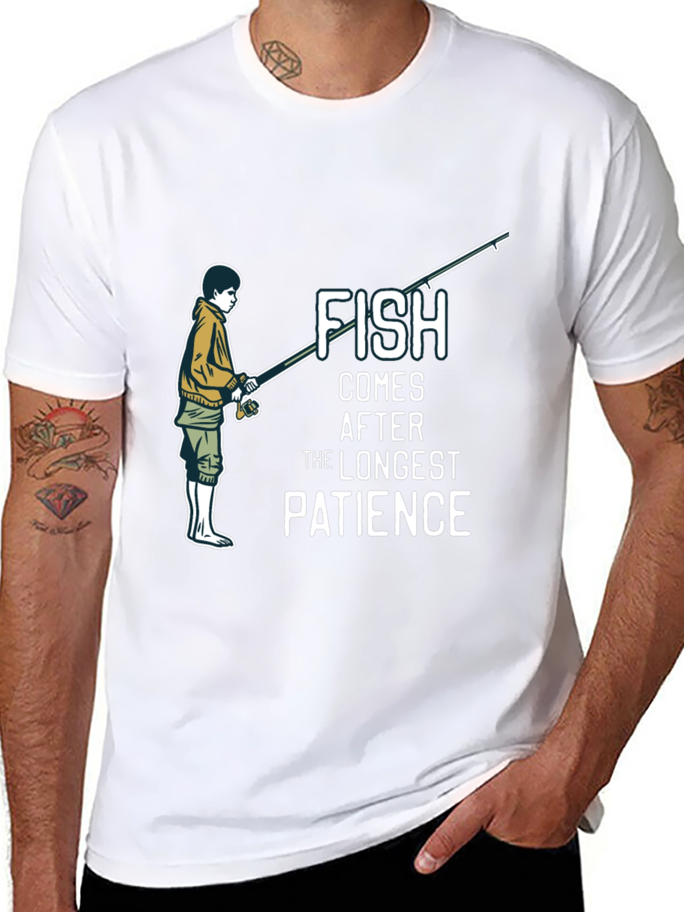 Fishing Patience Graphic T-Shirt