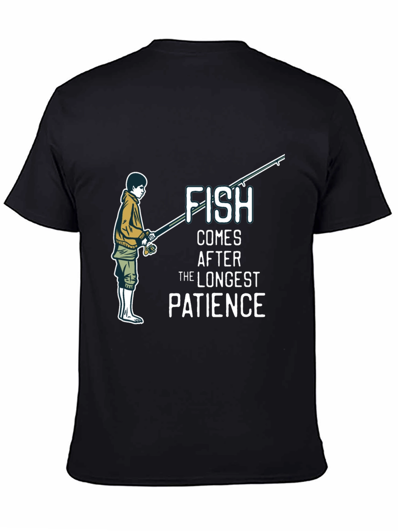 Fishing Patience Graphic T-Shirt