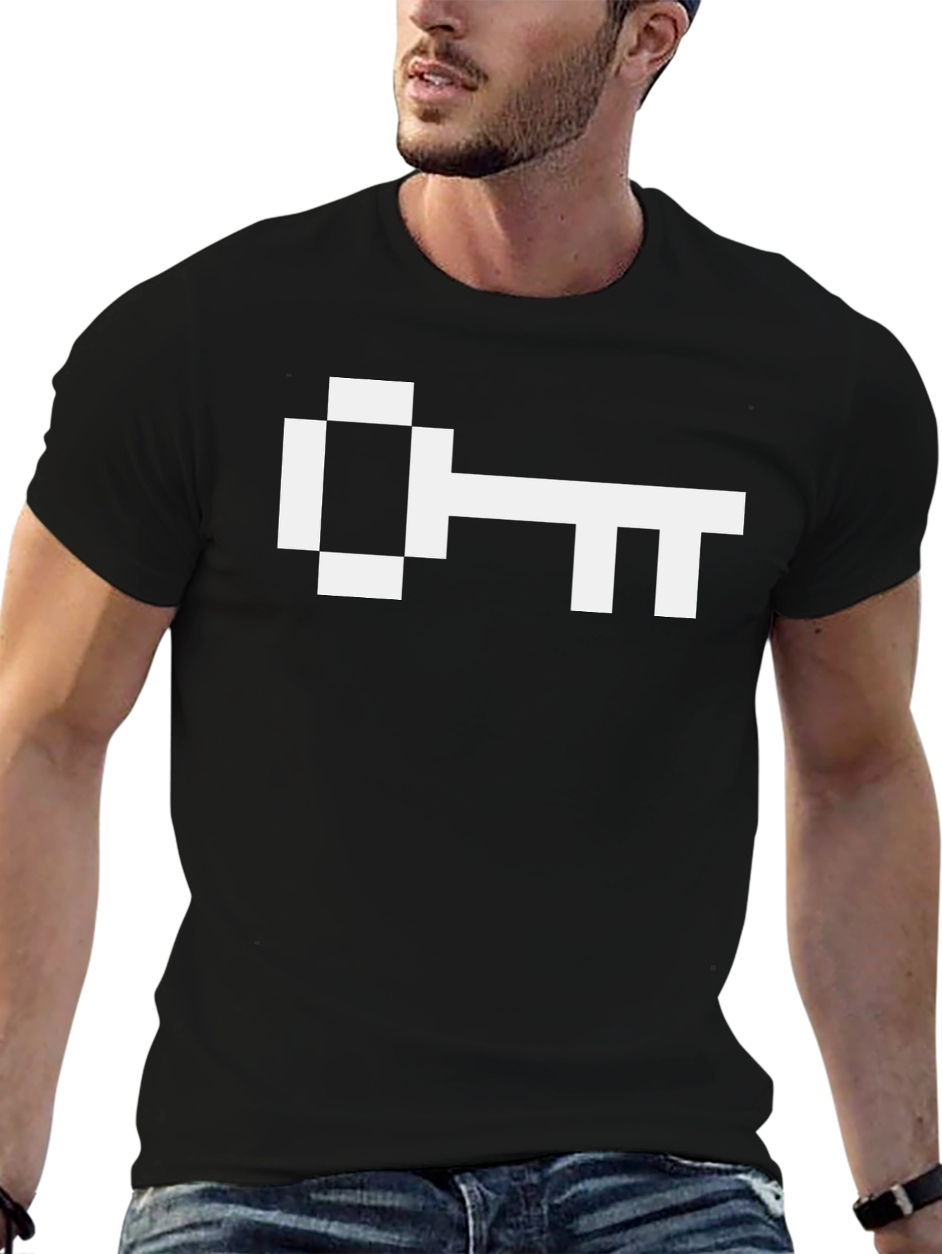 Pixel Key Graphic Tee - Unlock Your Style!