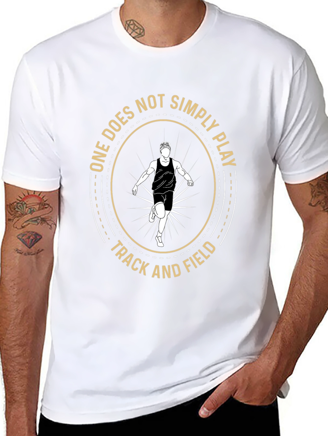 Track and Field Graphic Tee - Runners Motivation