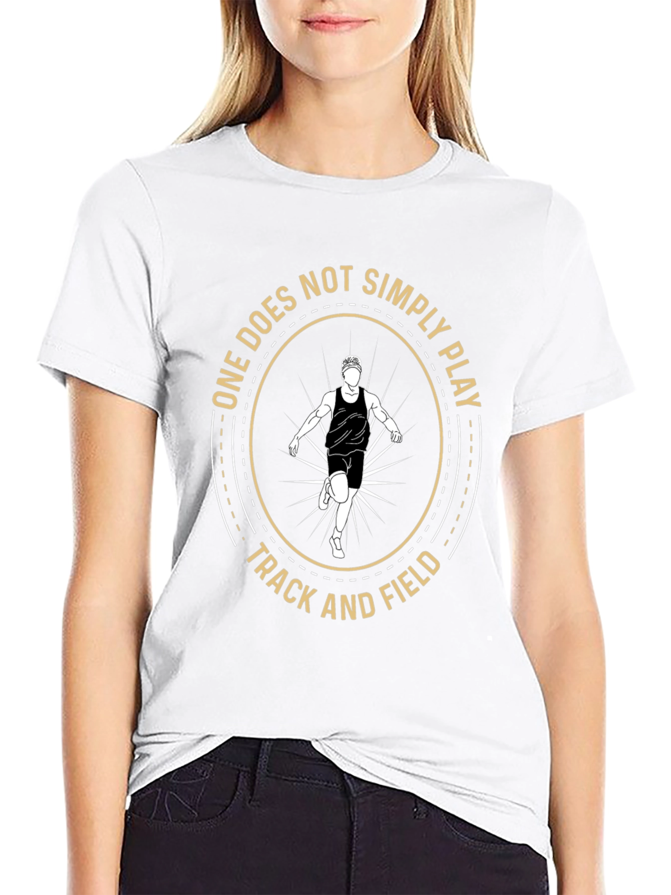 Track and Field Graphic Tee - Runners Motivation