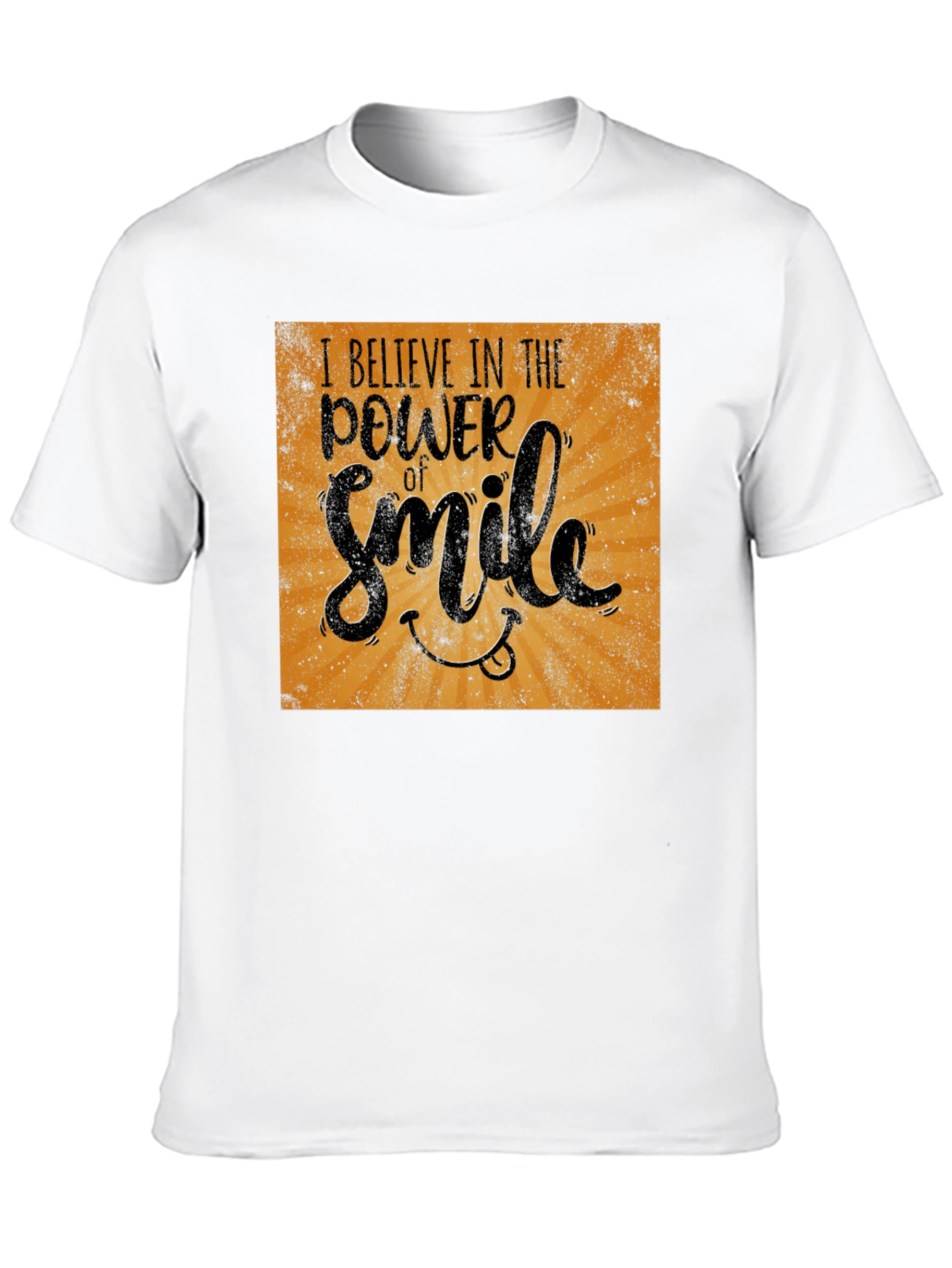 Power of Smile Graphic Tee - Black