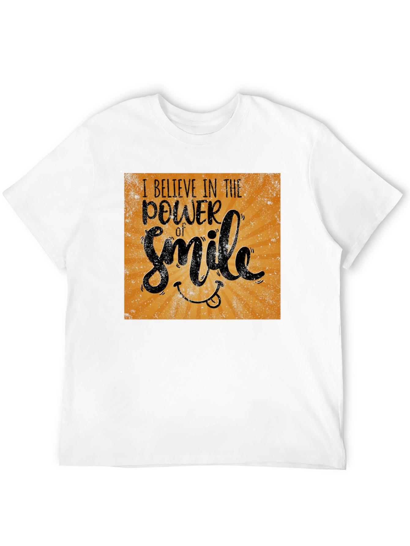 Power of Smile Graphic Tee - Black