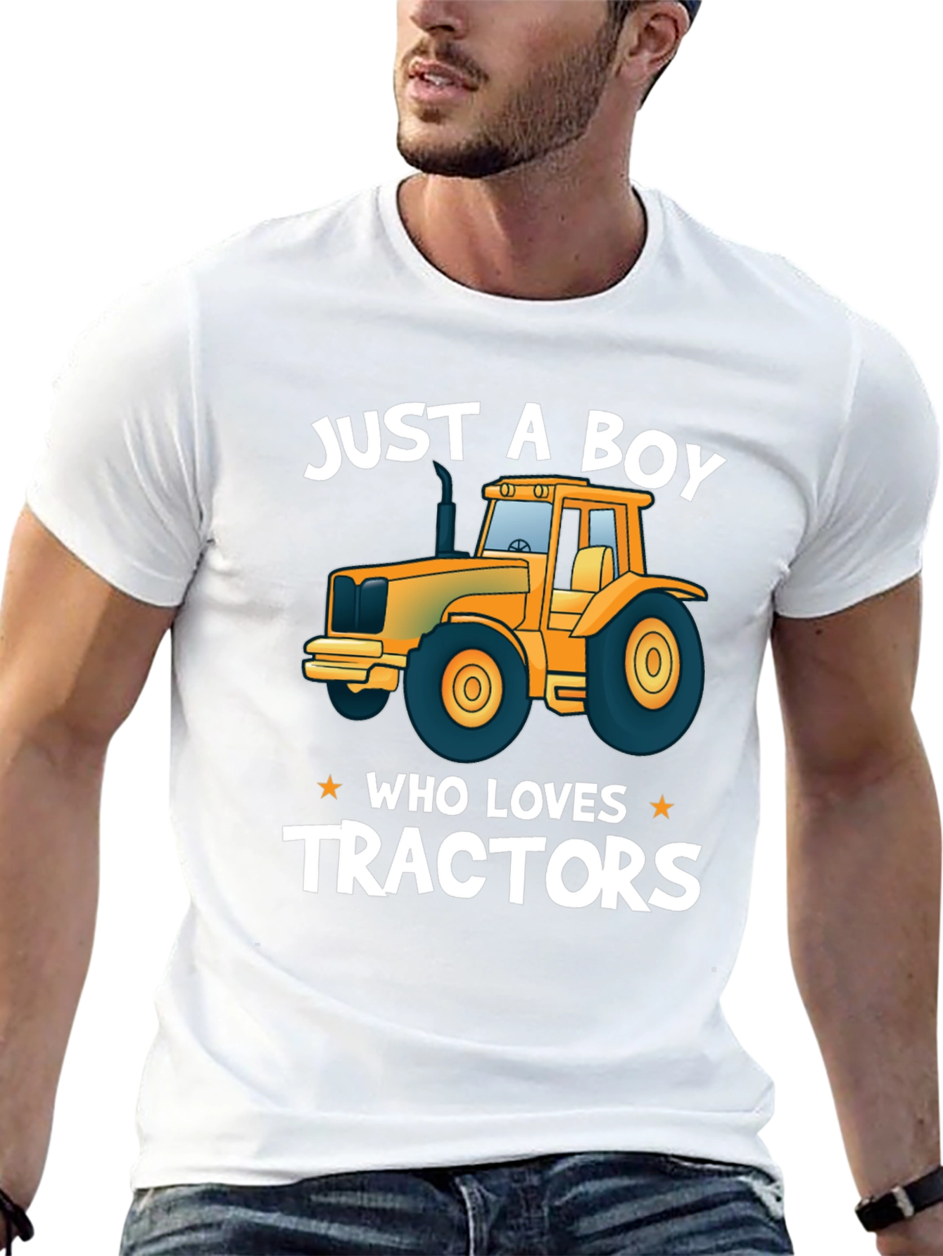 Just A Boy Who Loves Tractors T-Shirt