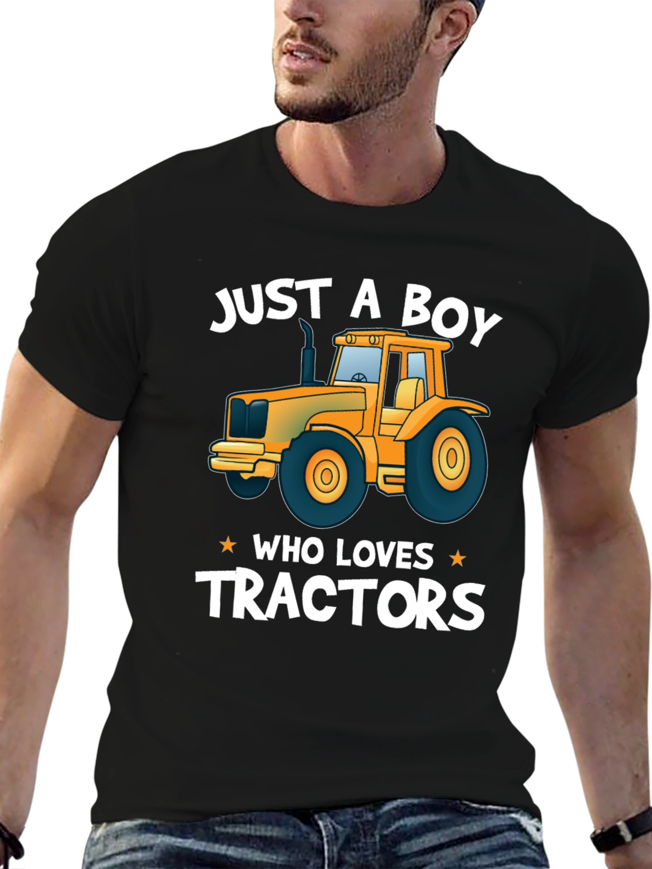 Just A Boy Who Loves Tractors T-Shirt