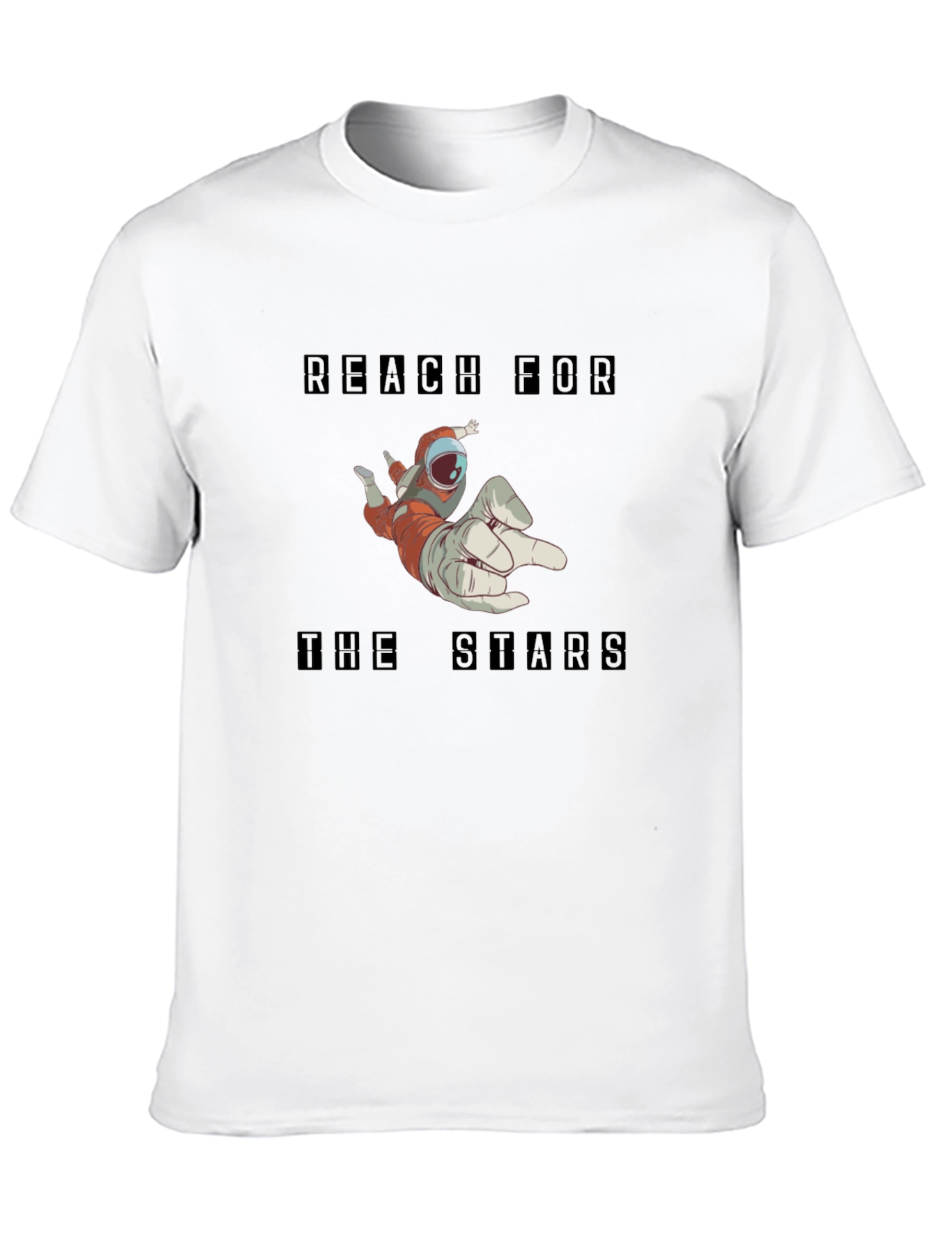 Reach for the Stars T-Shirt - Astronaut Design