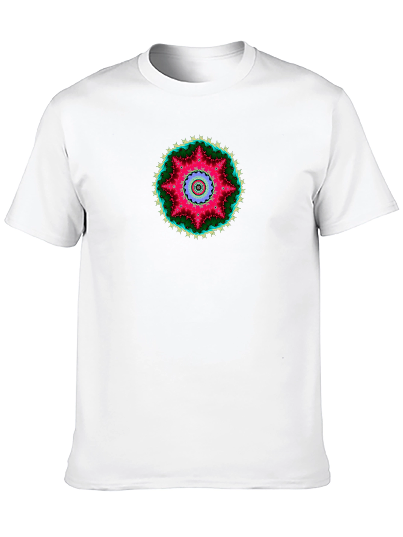 Vibrant Mandala Graphic Tee - Unique Art Shirt