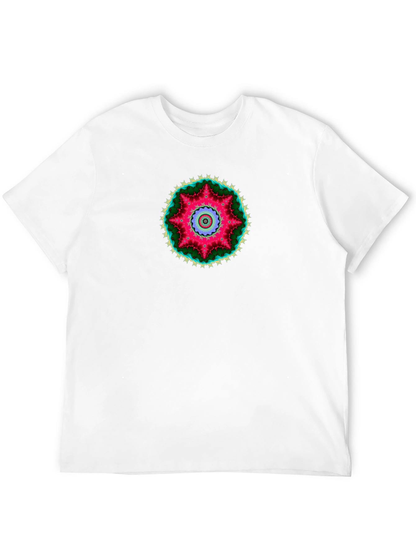 Vibrant Mandala Graphic Tee - Unique Art Shirt