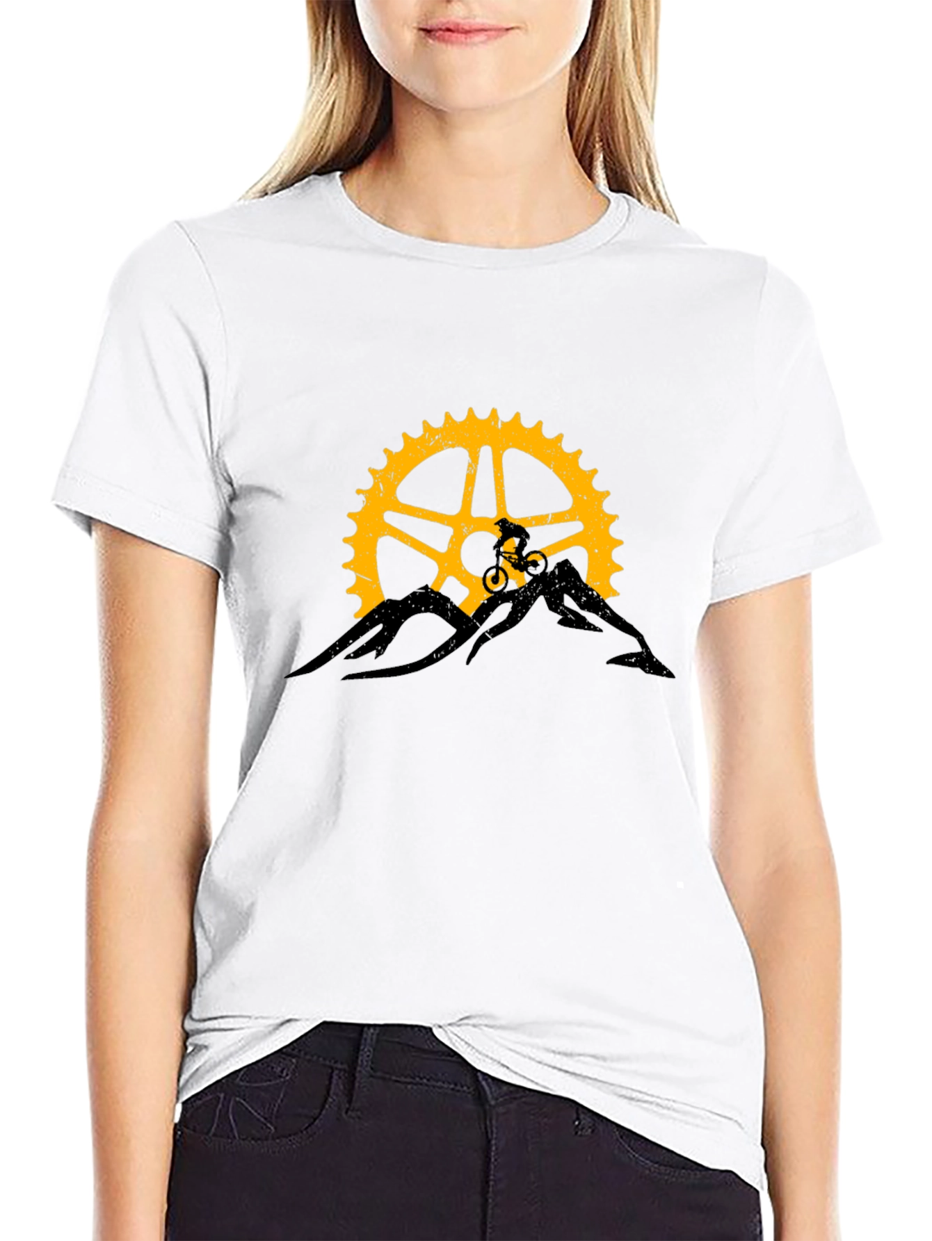 Mountain Bike Gear Graphic Tee