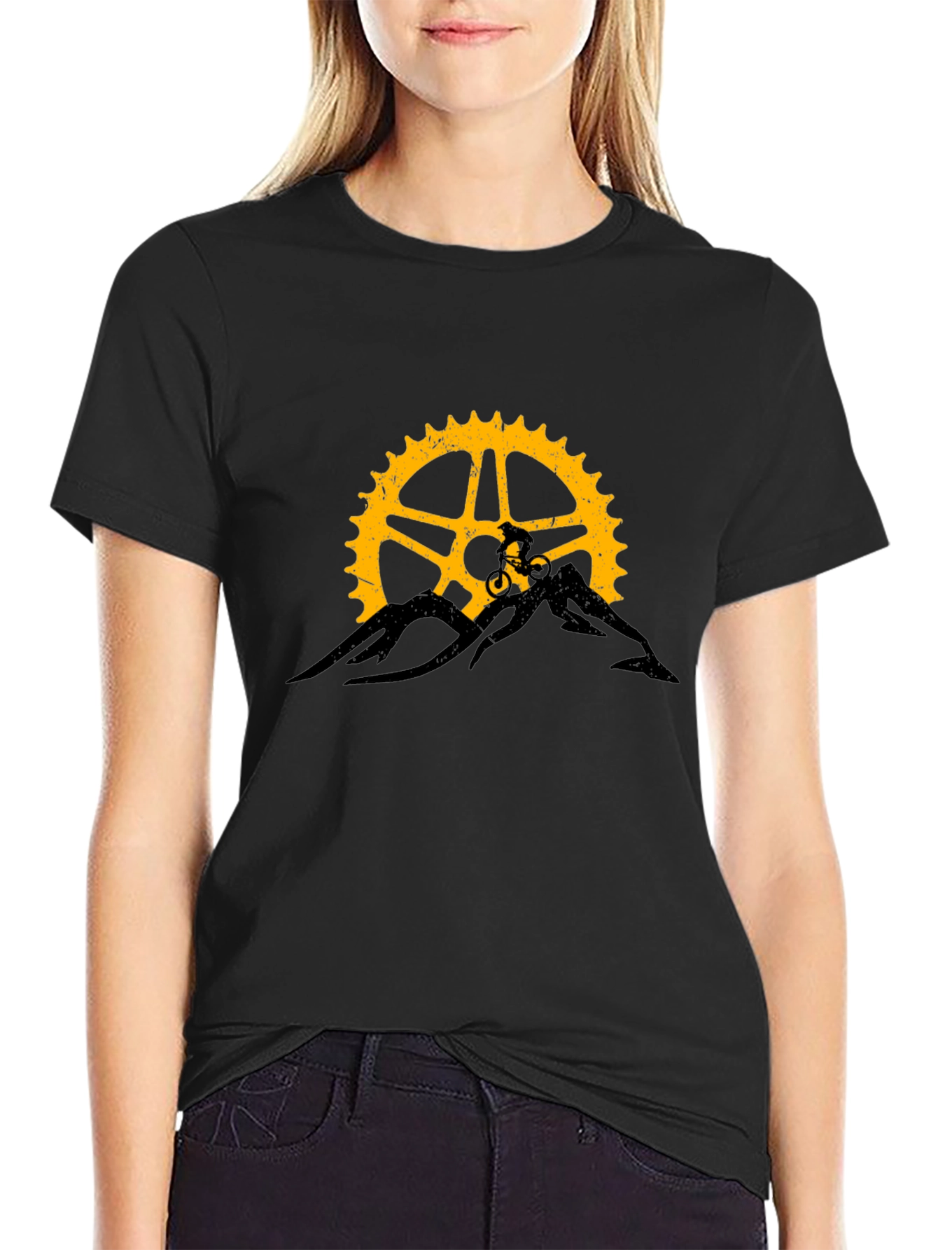 Mountain Bike Gear Graphic Tee