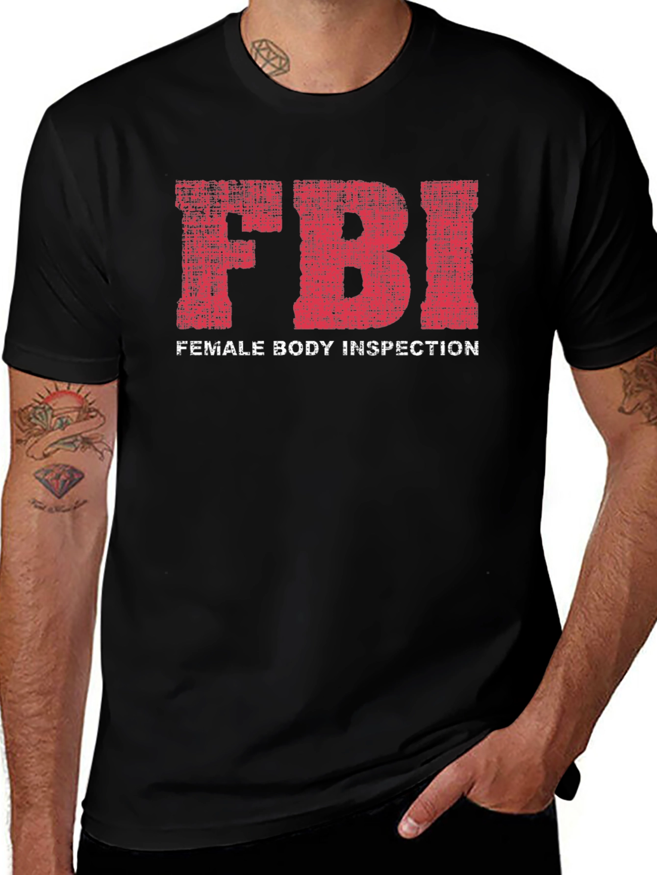 Funny FBI Female Body Inspection T-Shirt
