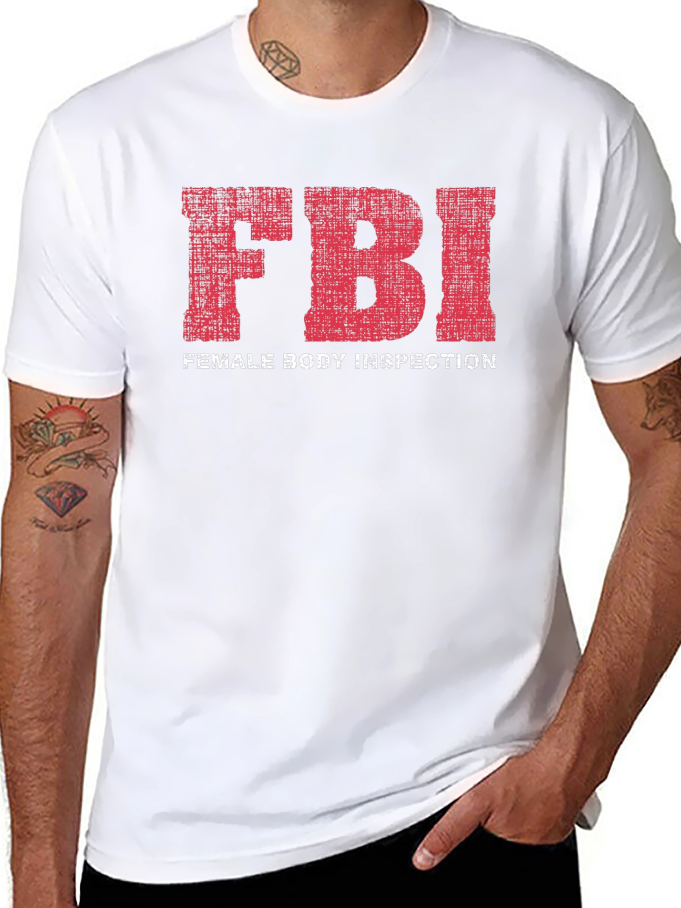 Funny FBI Female Body Inspection T-Shirt
